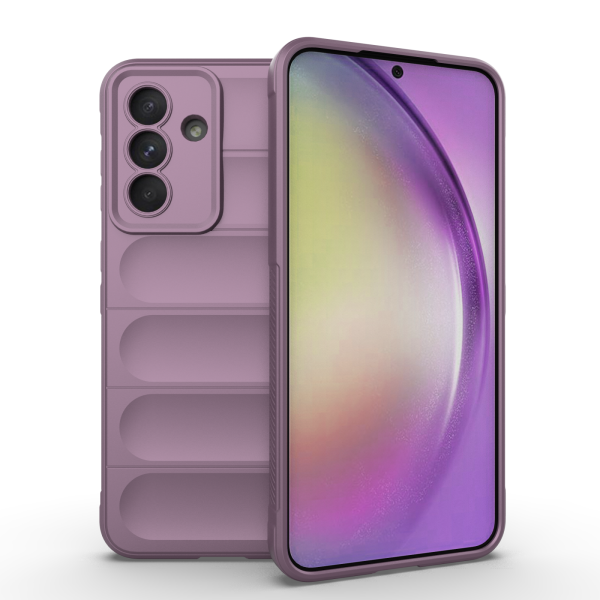 Hülle für Samsung Galaxy A36 / A56 Handyhülle Outdoor Case Cover Bumper in Lila
