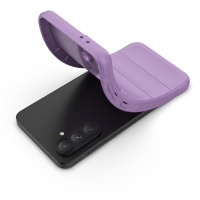 Hülle für Samsung Galaxy A36 / A56 Handyhülle Outdoor Case Cover Bumper in Lila