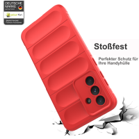 Hülle für Samsung Galaxy A36 / A56 Handyhülle Outdoor Case Cover Bumper in Rot