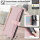 Handykette für Xiaomi 15 Ultra Hülle mit Band Handyhülle Kartenfächer PU Leder Umhängetasche in Rosa