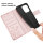 Hülle für Honor 400 Lite Handy Tasche Handyhülle Flip Cover Wallet Case Klapphülle in Rosegold