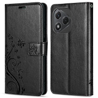 Hülle für Honor 400 Lite Handy Tasche Handyhülle Flip Cover Wallet Case Klapphülle in Schwarz