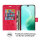 Hülle für Honor 400 Lite Handy Tasche Handyhülle Flip Cover Wallet Case Klapphülle in Rot