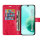Hülle für Honor 400 Lite Handy Tasche Handyhülle Flip Cover Wallet Case Klapphülle in Rot
