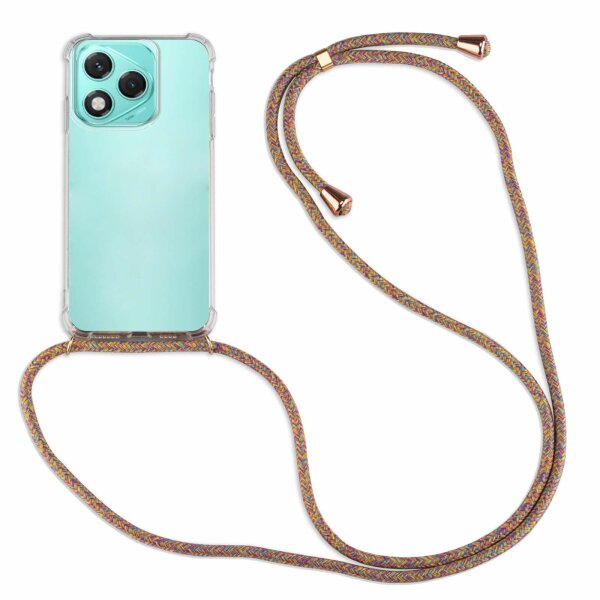 Handykette für Honor 400 Lite Handyhülle mit Band Hülle Kordel Bumper in Rainbow
