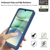 360° Grad Hülle für Xiaomi Redmi A5 Rundum vollschutz Integriertem Displayschutz in Blau