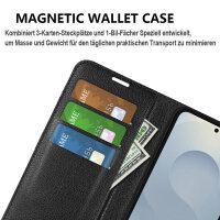 Handy Tasche für Galaxy S25 Edge Handyhülle Flip Cover Wallet Case Hülle Etui