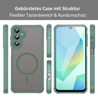 Handyhülle für Samsung Galaxy A16 Matt Case Schutzhülle Kratzfest Passgenau Grün