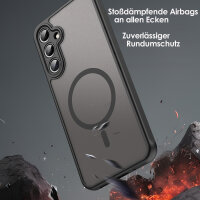Handyhülle für Samsung Galaxy A16 Matt Case Schutzhülle Kratzfest Passgenau Schwarz