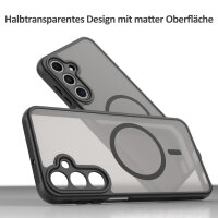 Handyhülle für Samsung Galaxy A16 Matt Case Schutzhülle Kratzfest Passgenau Schwarz