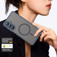 Handyhülle für Samsung Galaxy A26 Matt Case Schutzhülle Kratzfest Passgenau Blau