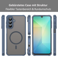 Handyhülle für Samsung Galaxy A26 Matt Case Schutzhülle Kratzfest Passgenau Blau