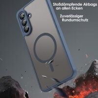Handyhülle für Samsung Galaxy A26 Matt Case Schutzhülle Kratzfest Passgenau Blau