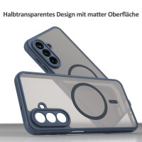 Handyhülle für Samsung Galaxy A26 Matt Case Schutzhülle Kratzfest Passgenau Blau
