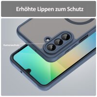 Handyhülle für Samsung Galaxy A26 Matt Case Schutzhülle Kratzfest Passgenau Blau