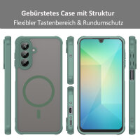 Handyhülle für Samsung Galaxy A26 Matt Case Schutzhülle Kratzfest Passgenau Grün