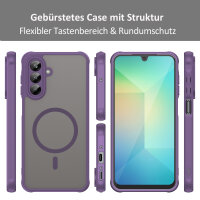 Handyhülle für Samsung Galaxy A26 Matt Case Schutzhülle Kratzfest Passgenau Lila