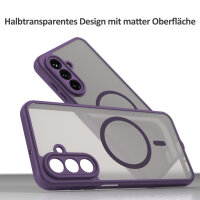 Handyhülle für Samsung Galaxy A26 Matt Case Schutzhülle Kratzfest Passgenau Lila
