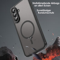 Handyhülle für Samsung Galaxy A36 Matt Case Schutzhülle Kratzfest Passgenau Schwarz