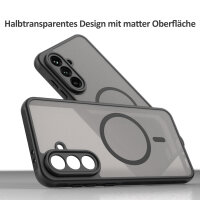 Handyhülle für Samsung Galaxy A36 Matt Case Schutzhülle Kratzfest Passgenau Schwarz
