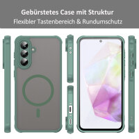 Handyhülle für Samsung Galaxy A56 Matt Case Schutzhülle Kratzfest Passgenau Grün