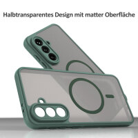 Handyhülle für Samsung Galaxy A56 Matt Case Schutzhülle Kratzfest Passgenau Grün