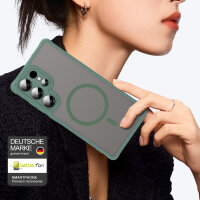 Handyhülle für Samsung Galaxy S25 Ultra Matt Case Schutzhülle Kratzfest Passgenau Grün