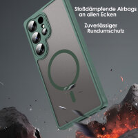 Handyhülle für Samsung Galaxy S25 Ultra Matt Case Schutzhülle Kratzfest Passgenau Grün