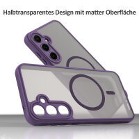 Handyhülle für Samsung Galaxy A55 Matt Case Schutzhülle Kratzfest Passgenau Lila