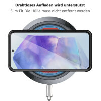 Handyhülle für Samsung Galaxy A55 Matt Case Schutzhülle Kratzfest Passgenau Lila