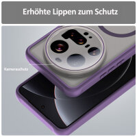 Handyhülle für Xiaomi 15 Ultra Matt Case Schutzhülle Kratzfest Passgenau Lila