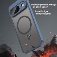 Handyhülle für Google Pixel 9 Matt Case Schutzhülle Kratzfest Passgenau Blau