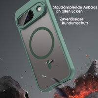 Handyhülle für Google Pixel 9 Matt Case Schutzhülle Kratzfest Passgenau Grün