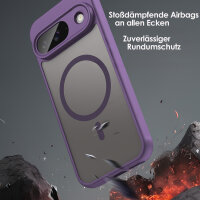 Handyhülle für Google Pixel 9 Matt Case Schutzhülle Kratzfest Passgenau Lila