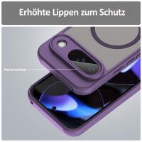 Handyhülle für Google Pixel 9 Matt Case Schutzhülle Kratzfest Passgenau Lila