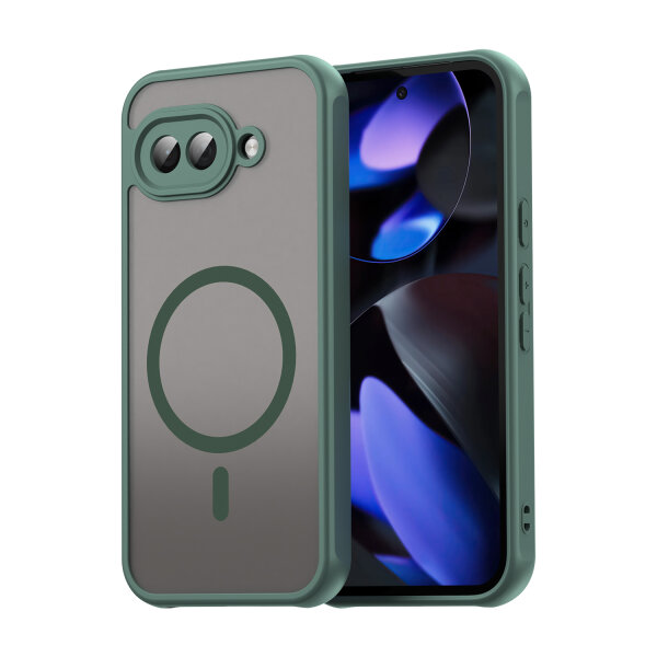 Handyhülle für Google Pixel 9A  Matt Case Schutzhülle Kratzfest Passgenau Grün