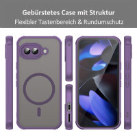 Handyhülle für Google Pixel 9A  Matt Case Schutzhülle Kratzfest Passgenau Lila