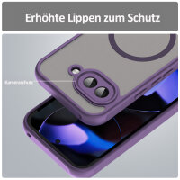 Handyhülle für Google Pixel 9A  Matt Case Schutzhülle Kratzfest Passgenau Lila