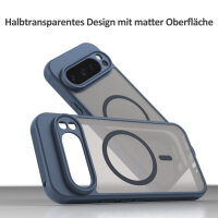 Handyhülle für Google Pixel 9 Pro Matt Case Schutzhülle Kratzfest Passgenau Blau