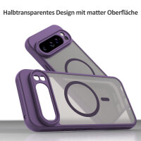 Handyhülle für Google Pixel 9 Pro XL Matt Case Schutzhülle Kratzfest Passgenau Lila