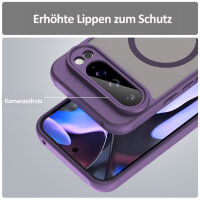 Handyhülle für Google Pixel 9 Pro XL Matt Case Schutzhülle Kratzfest Passgenau Lila