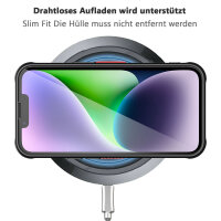 Handyhülle für Apple iPhone 13 Matt Case Schutzhülle Kratzfest Passgenau Schwarz