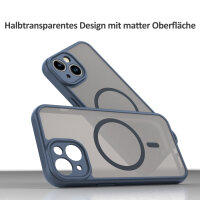 Handyhülle für Apple iPhone 13 – Matt Case Blau