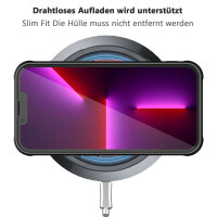 Handyhülle für Apple iPhone 13 Pro Matt Case Schutzhülle Kratzfest Passgenau Lila