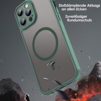 Handyhülle für Apple iPhone 13 Pro Max Matt Case Schutzhülle Kratzfest Passgenau Grün