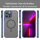 Handyhülle für Apple iPhone 13 Pro Max Matt Case Schutzhülle Kratzfest Passgenau Blau