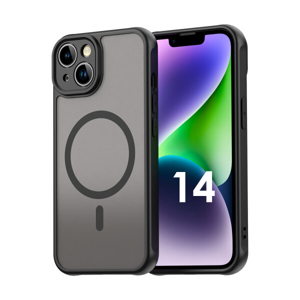 Handyhülle für Apple iPhone 14 – Matt Case Schwarz