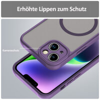 Handyhülle für Apple iPhone 14 – Matt Case Lila