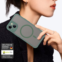 Handyhülle für Apple iPhone 14 – Matt Case Grün