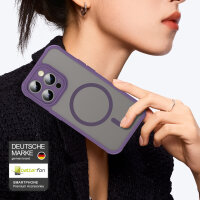 Handyhülle für Apple iPhone 14 Pro – Matt Case Lila